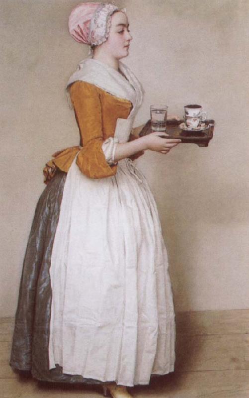 Jean-Etienne Liotard The Chocolate-Girl Germany oil painting art